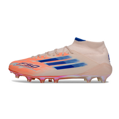 Botas de fútbol Adidas F50 Elite de corte medio, color naranja, Sparkfusion Pack, para terreno firme FG