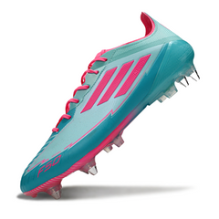 Adidas F50 Elite Light Blue and Pink Mixed Studs SG Football Boot Messi