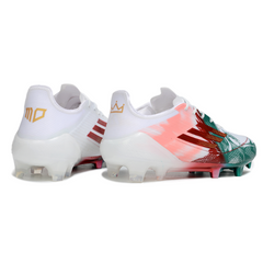Scarpa da calcio Adidas F50 Elite FG bianca rossa e verde per terreni compatti