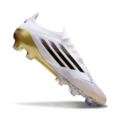 Adidas F50 Elite White and Gold Firm Ground FG Football Boot