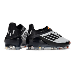Bota de fútbol Adidas F50 Elite gris y negra para terreno firme (FG)