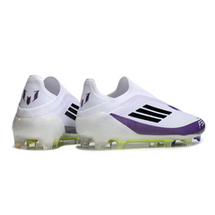 Adidas F50 Elite Laceless Black and Yellow Firm Ground FG Football Boot