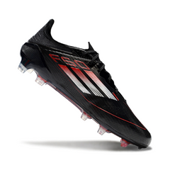 Botas de fútbol Adidas F50 Elite FG para terreno firme, color negro, blanco y rojo