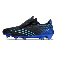 Scarpa da calcio Adidas F50 Spider 2006 nera e blu per terreni compatti FG
