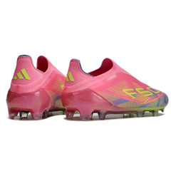 Botas de fútbol Adidas F50 Elite sin cordones Mystic Victory Pack para terreno firme FG