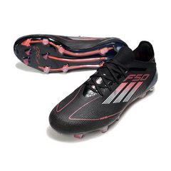 Scarpa da calcio Adidas F50 Primeknit Elite nera, bianca e rossa per terreni compatti FG