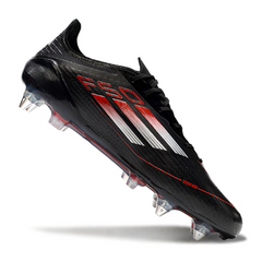 Adidas F50 Elite Black White and Red Mixed Studs SG Football Boot