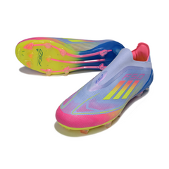 Botas de fútbol Adidas F50 Elite sin cordones Mystic Victory Pack para terreno firme FG