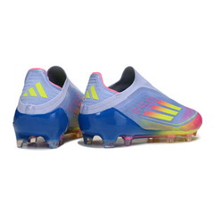 Botas de fútbol Adidas F50 Elite sin cordones Mystic Victory Pack para terreno firme FG