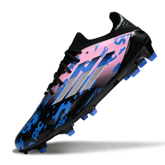 Scarpa da calcio Adidas F50 Primeknit Elite nera e bianca per terreni compatti FG