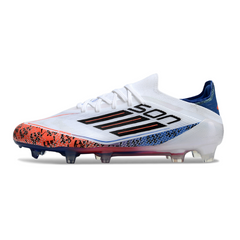 Scarpa da calcio Adidas F50 Primeknit Elite Son Pack nera e rossa per terreni compatti FG