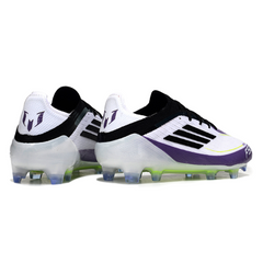 Scarpa da calcio Adidas F50 Primeknit Elite nera e gialla per terreni compatti FG