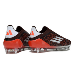 Adidas F50 Elite No Laces Brown and Red Mixed Studs SG Football Boot