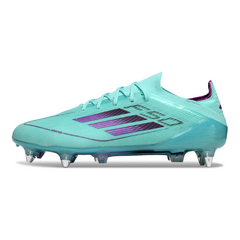 Adidas F50 Primeknit Elite Light Blue and Pink Mixed Studs SG Football Boot
