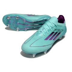 Adidas F50 Primeknit Elite Light Blue and Pink Mixed Studs SG Football Boot