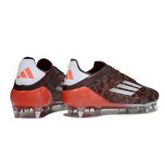 Scarpa da calcio Adidas F50 Primeknit Elite SG con tacchetti misti marroni e rossi