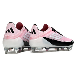 Adidas F50 Primeknit Elite Light Pink and Black Mixed Studs SG Football Boot