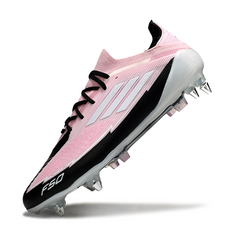Adidas F50 Primeknit Elite Light Pink and Black Mixed Studs SG Football Boot