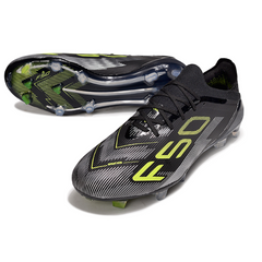 Scarpa da calcio Adidas F50 Primeknit Elite nera per terreni compatti FG
