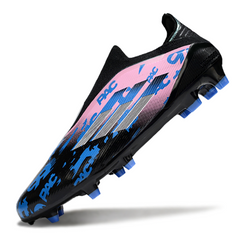 Adidas F50 Elite Laceless Black and White Firm Ground FG Football Boot