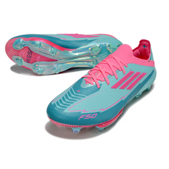 Scarpa da calcio Adidas F50+ Elite Light Blue e Pink Firm Ground FG