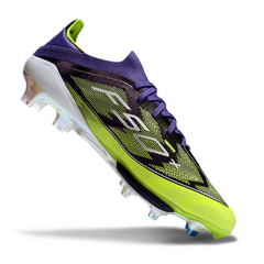 Scarpa da calcio Adidas F50+ Elite viola e verde per terreni compatti FG