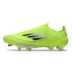 Scarpa da calcio Adidas F50+ Elite Laceless Green e Black Firm Ground FG