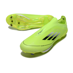 Scarpa da calcio Adidas F50+ Elite Laceless Green e Black Firm Ground FG