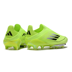 Scarpa da calcio Adidas F50+ Elite Laceless Green e Black Firm Ground FG