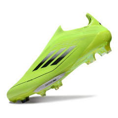 Scarpa da calcio Adidas F50+ Elite Laceless Green e Black Firm Ground FG