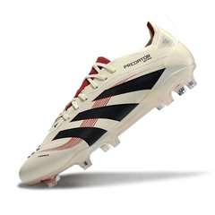 Botas de fútbol Adidas Predator 25 Elite Goal Hunter Pack, color negro y rojo, para terreno firme FG