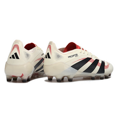 Botas de fútbol Adidas Predator 25 Elite Goal Hunter Pack AG para césped artificial, color negro y naranja