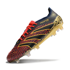 Scarpa da calcio Adidas Predator 25 Elite nera rossa e gialla per terreni compatti FG