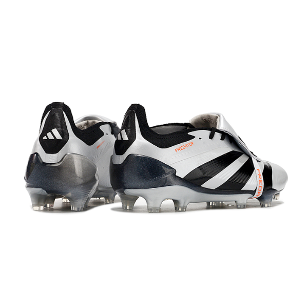Chuteira Campo Adidas Predator 30 Elite Com Lingua FG Prata e Preta - VENI Futebol