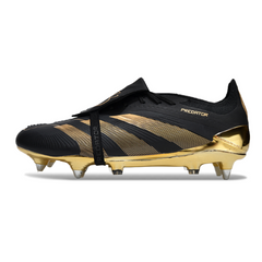 Scarpa da calcio Adidas Predator 30 Elite DF SG con tacchetti misti, nera e oro