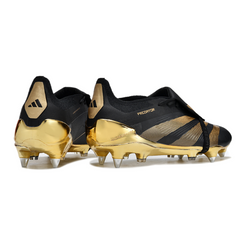 Scarpa da calcio Adidas Predator 30 Elite DF SG con tacchetti misti, nera e oro