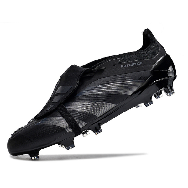 Chuteira Campo Adidas Predator 30 Elite Com Lingua FG Base Preta Pack - VENI Futebol