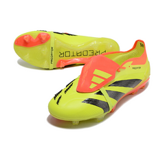 Chuteira Campo Adidas Predator 30 Elite Com Lingua FG Amarela e Laranja - VENI Futebol