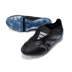Scarpa da calcio Adidas Predator 30 Elite Tongue nera e blu per terreni compatti FG
