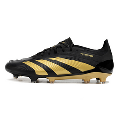 Chuteira Campo Adidas Predator 30 Elite FG Preta e Dourada - VENI Futebol