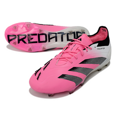 Scarpa da calcio Adidas Predator 30 Elite rosa e bianca per terreni compatti FG