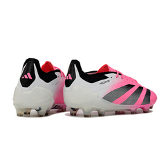 Scarpa da calcio Adidas Predator 30 Elite rosa e bianca per terreni compatti FG
