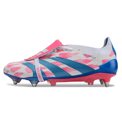 Scarpa da calcio Adidas Predator 30 Elite Reemergence Pack con tacchetti misti, nera e bianca