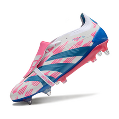 Scarpa da calcio Adidas Predator 30 Elite Reemergence Pack con tacchetti misti, nera e bianca