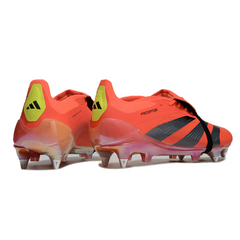 Scarpa da calcio Adidas Predator 30 Elite Predstrike Pack con tacchetti misti, nera e rossa, SG