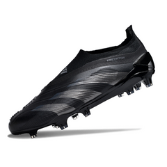 Chuteira Campo Adidas Predator 30 Elite Sem Cadarço FG Base Preta Pack - VENI Futebol