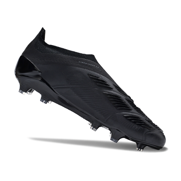 Chuteira Campo Adidas Predator 30 Elite Sem Cadarço FG Base Preta Pack - VENI Futebol