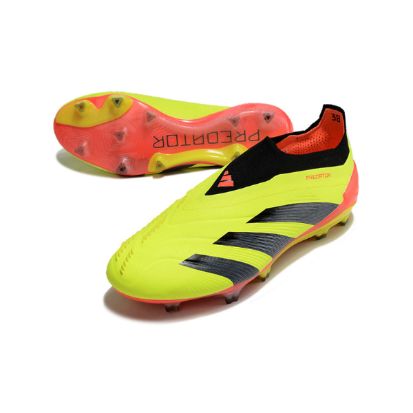 Chuteira Campo Adidas Predator 30 Elite Sem Cadarço FG Energy Citrus Pack - VENI Futebol
