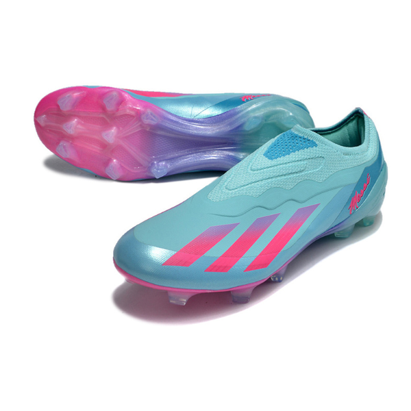 Chuteira Campo Adidas X Crazyfast.1 Sem Cadarço FG Messi Welcome to Miami Pack - VENI Futebol