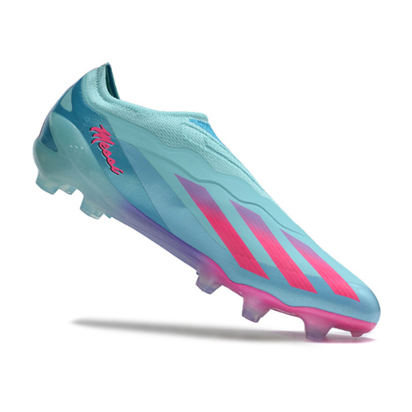Chuteira Campo Adidas X Crazyfast.1 Sem Cadarço FG Messi Welcome to Miami Pack - VENI Futebol